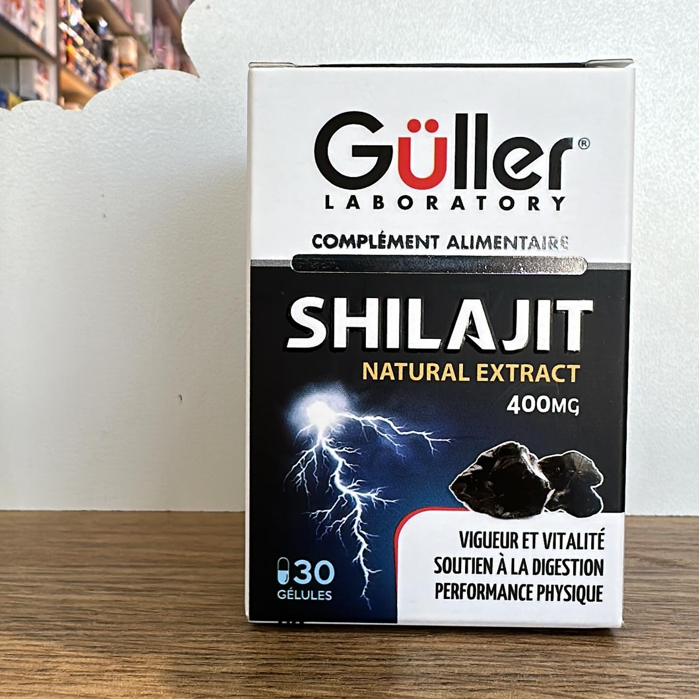 Shilajit natural extract 400mg, 30 gélules