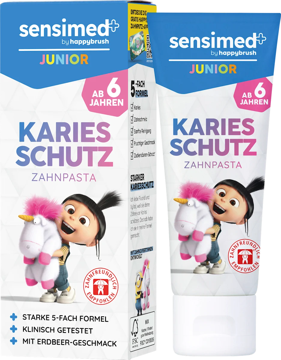Dentifrice Enfants Protection contre les caries à partir de 6 ans, 75 ml
