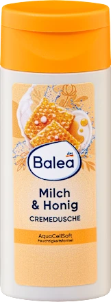 Crème douche lait & miel, format voyage, 50 ml