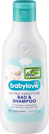 babylove ultra sensitive bain & shampoing bébé